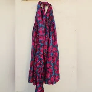 OFUURE Bunmi African Print Infinity Maxi Dress